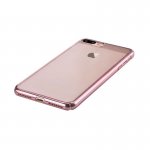 Comma Brightness 360 Case - тънък поликарбонатов кейс за iPhone 8 Plus, iPhone 7 Plus (розово злато-прозрачен) 1