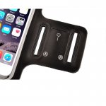 Devia Universal Sport-Fit Armband - универсален спортен калъф за ръка за смартфони до 5 инча (черен) 4