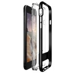 Verus Crystal Bumper Case - хибриден удароустойчив кейс за iPhone 8, iPhone 7 (черен-прозрачен) 1