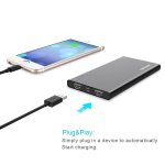 TeckNet iEP1000 PowerCrest C1 10000mAh External Battery Power Bank - качествена външна батерия 10000mAh с 2xUSB за смартфони и таблети (черен) 5