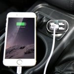TeckNet PowerDash iEP174 D2 9.6A/48W USB Car Charger - зарядно за кола (9.6A/48W) с 4xUSB порта за мобилни устройства (черен) 4