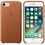 Apple iPhone Leather Case - оригинален кожен кейс (естествена кожа) за iPhone 8, iPhone 7 (кафяв) 2