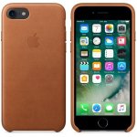 Apple iPhone Leather Case - оригинален кожен кейс (естествена кожа) за iPhone 8, iPhone 7 (кафяв) 4
