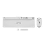 Tecknet Office Slim X600 2.4G  - комплект устойчива на течности клавиатура и безжична мишка за офиса (черен) 5