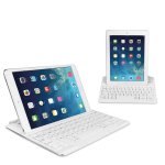 TeckNet X373 Ultra-thin Bluetooth - кейс, поставка и bluetooth клавиатура за iPad Air 2, iPad Air (сребрист) 1