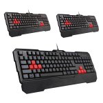 Tecknet Gaming Combo X861 - комплект геймърска клавиатура и мишка с LED подсветка (за PC) 4