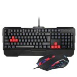 Tecknet Gaming Combo X861 - комплект геймърска клавиатура и мишка с LED подсветка (за PC) 1