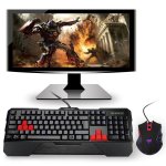 Tecknet Gaming Combo X861 - комплект геймърска клавиатура и мишка с LED подсветка (за PC) 5