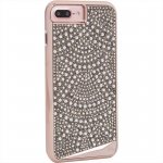 CaseMate Brilliance Case - кейс с висока защита и кристали за iPhone 8 Plus, iPhone 7 Plus, iPhone 6S Plus, iPhone 6 Plus (златист) 3