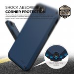 Elago Armor Case - хибриден кейс (поликарбонат + TPU) и HD покритие за iPhone 8, iPhone 7 (син) 5