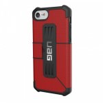 Urban Armor Gear Metropolis - удароустойчив хибриден кейс тип портфейл за iPhone 8, iPhone 7, iPhone 6S, iPhone 6 (черен-червен) 3