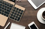 Satechi Slim Aluminum Wireless Keypad - безжична Bluetooth клавиатура с 18 бутона за MacBook (златиста) 3