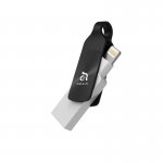 Adam Elements iKlips Duo Plus Lightning 128GB - външна памет за iPhone, iPad, iPod с Lightning (128GB) (черен) 1