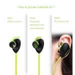 TeckNet G938 Bluetooth 4.0 Sweatproof Sport Earphones - безжични спортни слушалки с микрофон за мобилни устройства (зелен) 6