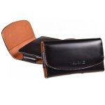 Telone Viva Hard Case Size 11 - кожен калъф с щипка за колан за iPhone 4/4S, iPhone 2G/3G/3GS, Samsung i8160, S5830 и други (черен) 1