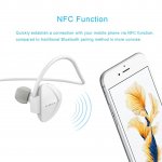 TeckNet G939 Bluetooth 4.0 Active Sports Earphones - безжични спортни слушалки с микрофон за мобилни устройства (бял) 4