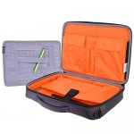 Cocoon Chelsea Laptop Case with Grid-It - ударо и водоустойчива чанта с дръжки и презрамка за преносими компютри до 16 инча (сив) 1