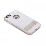 Moshi Kameleon Case - удароустойчив кожен кейс за iPhone 8, iPhone 7 (бял) 5