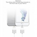 WSKEN Magnetic X-cable Cable - кабел с магнитен конектор за Apple продукти с Lightning (сребрист) 5