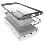Verus Crystal Bumper Case - хибриден удароустойчив кейс за LG V10 (сив-прозрачен) 1