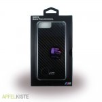 BMW M Carbon Fiber Hard Case - дизайнерски карбонов кейс за iPhone 8 Plus, iPhone 7 Plus (черен) 1