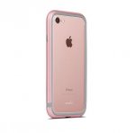 Moshi Luxe Bumper Case - метален бъмпер и покритие за задната част за iPhone 8, iPhone 7 (розово злато) 2