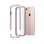 Moshi Luxe Bumper Case - метален бъмпер и покритие за задната част за iPhone 8, iPhone 7 (розово злато) 1