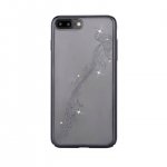Devia Crystal Papillon Case - поликрабонатов кейс за iPhone 8, iPhone 7 (с кристали Сваровски) (черен) 1