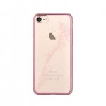 Devia Crystal Papillon Case - поликрабонатов кейс за iPhone 8, iPhone 7 (с кристали Сваровски) (розово злато) 1