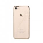 Devia Crystal Papillon Case - поликрабонатов кейс за iPhone 8 Plus, iPhone 7 Plus (с кристали Сваровски) (златист) 1