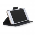 Torrii Torrio Leather Case - кожен калъф със слот за кр. карта и поставка за iPhone 8, iPhone 7 (черен) 2