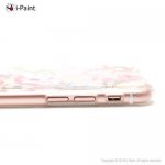 iPaint Glamour Flower Case - дизайнерски TPU кейс за iPhone 8, iPhone 7 (прозрачен) 3