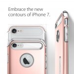 Spigen Slim Armor Case - хибриден кейс с поставка и най-висока степен на защита за iPhone 8, iPhone 7 (розово злато) 6
