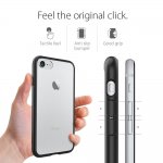 Spigen Ultra Hybrid Case - хибриден кейс с висока степен на защита за iPhone 8, iPhone 7 (черен-прозрачен) 6