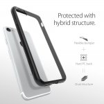 Spigen Ultra Hybrid Case - хибриден кейс с висока степен на защита за iPhone 8, iPhone 7 (черен-прозрачен) 3