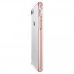 Spigen Ultra Hybrid Case - хибриден кейс с висока степен на защита за iPhone 8, iPhone 7 (роз.злато-прозрачен) 8