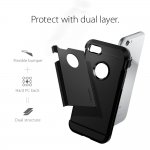Spigen Tough Armor Case - хибриден кейс с най-висока степен на защита за iPhone 8, iPhone 7 (черен) 4