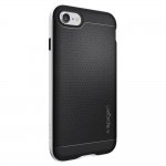 Spigen Neo Hybrid Case - хибриден кейс с висока степен на защита за iPhone 8, iPhone 7 (черен-сребрист) 5