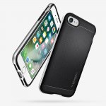 Spigen Neo Hybrid Case - хибриден кейс с висока степен на защита за iPhone 8, iPhone 7 (черен-сребрист) 3
