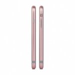Moshi Luxe Bumper Case - метален бъмпер и покритие за задната част за iPhone 8 Plus, iPhone 7 Plus (розово злато) 5