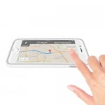 Macally Tempered Glass Protector - калено стъклено защитно покритие за дисплея на iPhone 8, iPhone 7 (прозрачен) 1