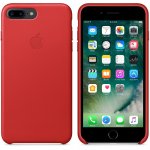 Apple iPhone Leather Case - оригинален кожен кейс (естествена кожа) за iPhone 8 Plus, iPhone 7 Plus (червен) 2