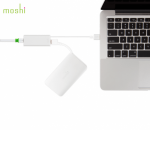 Moshi USB 3.0 to Gigabit Ethernet Adapter - адаптер USB 3.0 за компютри без Ethernet порт 3