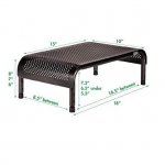 Allsop Metal Art Ergo 3 Adjustable Monitor Stand - алуминиева поставка за MacBook, преносими компютри и монитори (сива) 3