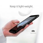 Spigen Thin Fit Case - качествен тънък матиран кейс за iPhone 8 Plus, iPhone 7 Plus (черен гланц) 7