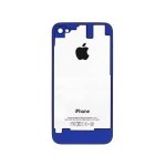iPhone 4 Backcover - резервен заден капак за iPhone 4 (син-прозрачен) 1