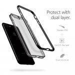 Spigen Neo Hybrid Case Crystal - хибриден кейс с висока степен на защита за iPhone 8, iPhone 7 (прозрачен-черен гланц) 3