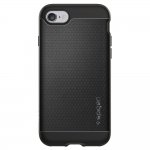 Spigen Neo Hybrid Case - хибриден кейс с висока степен на защита за iPhone 8, iPhone 7 (черен-сив) 12