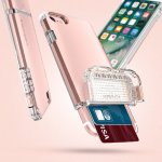 Spigen Flip Armor Case - хибриден кейс с отделение за кр. карти и най-висока степен на защита за iPhone 8, iPhone 7 (розово злато) 1