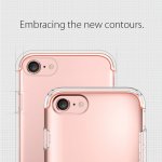 Spigen Flip Armor Case - хибриден кейс с отделение за кр. карти и най-висока степен на защита за iPhone 8, iPhone 7 (розово злато) 11